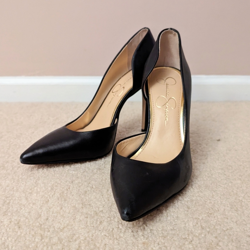 Jessica Simpson Black Heels